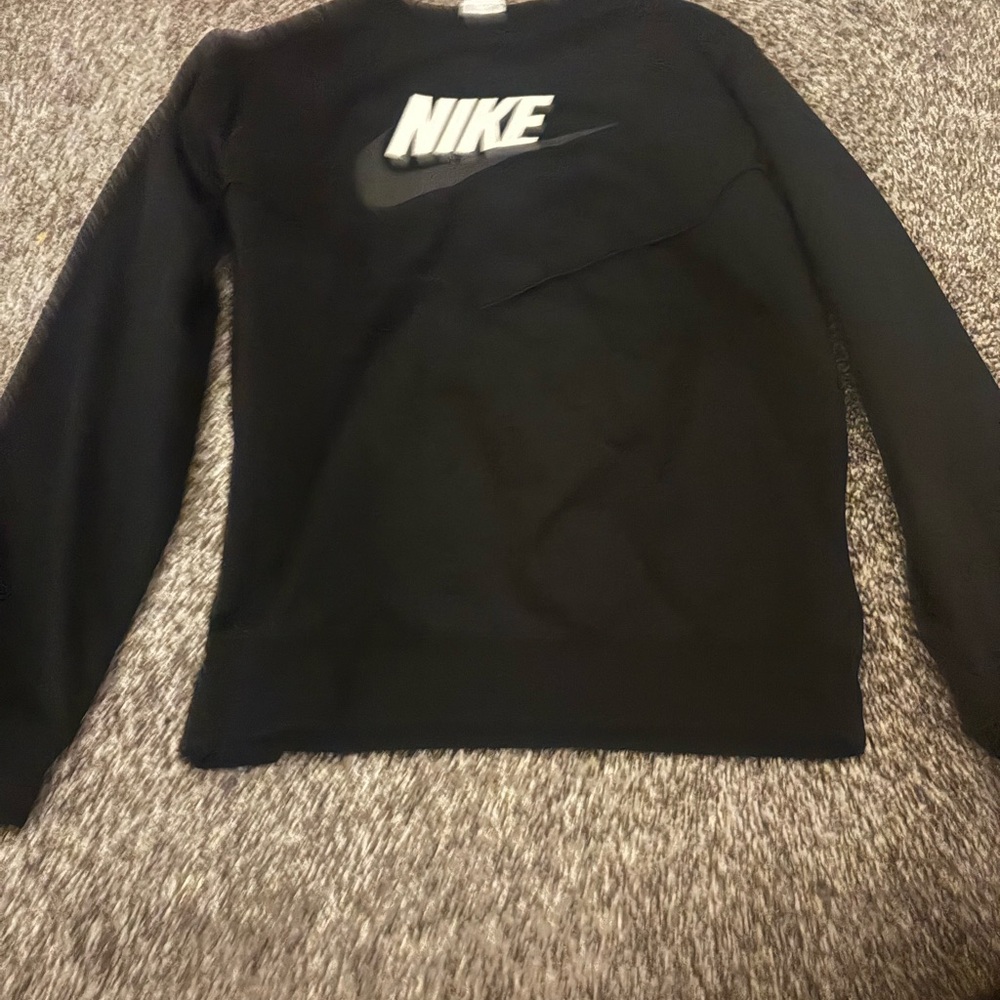 Nike Black Crewneck Top